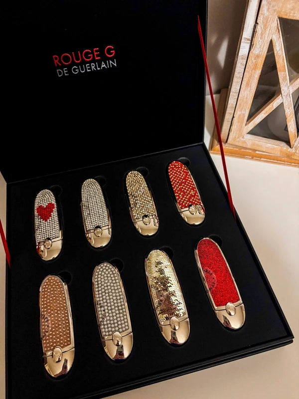 Coffret de 8 rouges à lèvres Guerlain + 2 OFFERTS